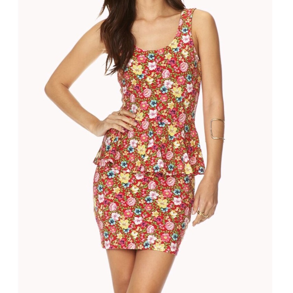 Forever 21 Peplum Sheath Dress